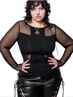 Divinity Long-Sleeve Top Forest Ink